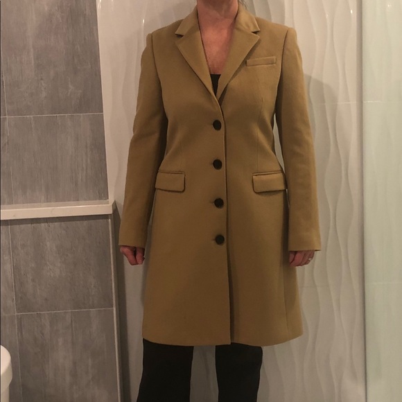 SOLD!!!Burberry Wool Cashmere Camel Size 12 - Picture 7 of 8